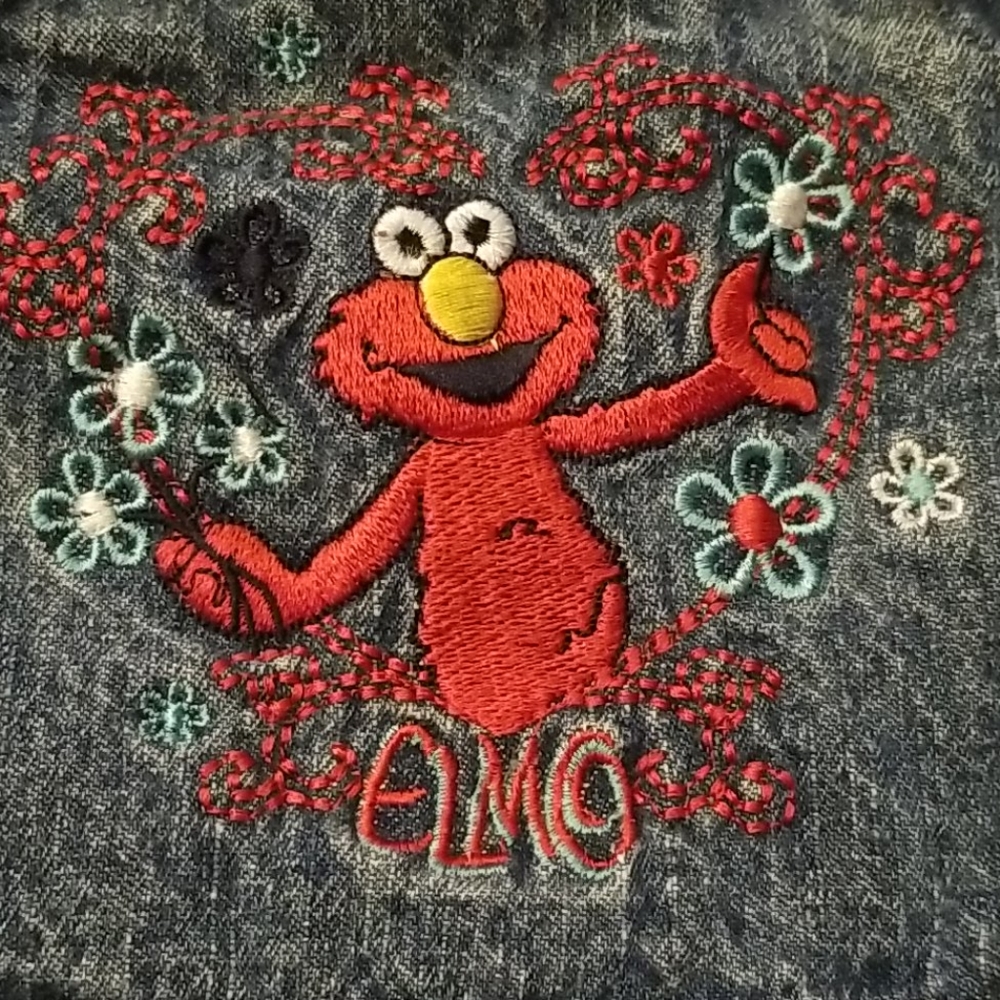 Sesame Street Elmo Overalls - Size 2T - Picture 2 of 5